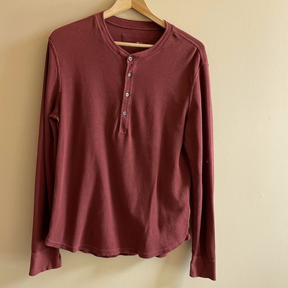 7 For All Mankind Other - 7 for all Mankind waffle knit long sleeve SIZE M